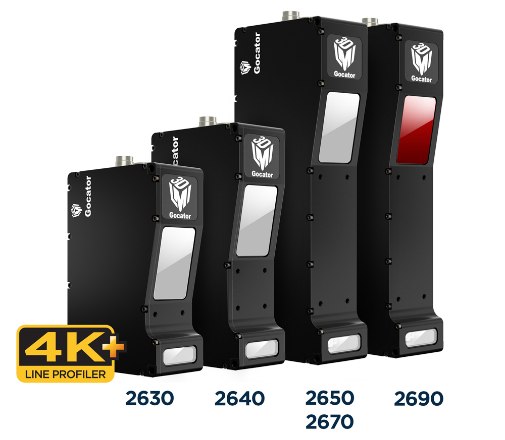 4K+ High-Resolution Smart 3D Laser Line Profilers